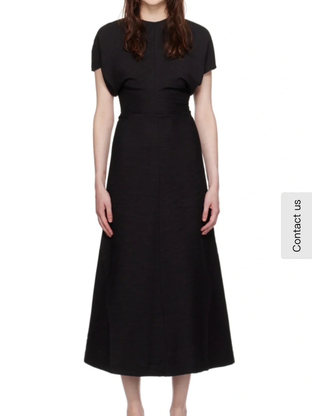 Toteme slouch waist dress black size 32. - Picture 11 of 11